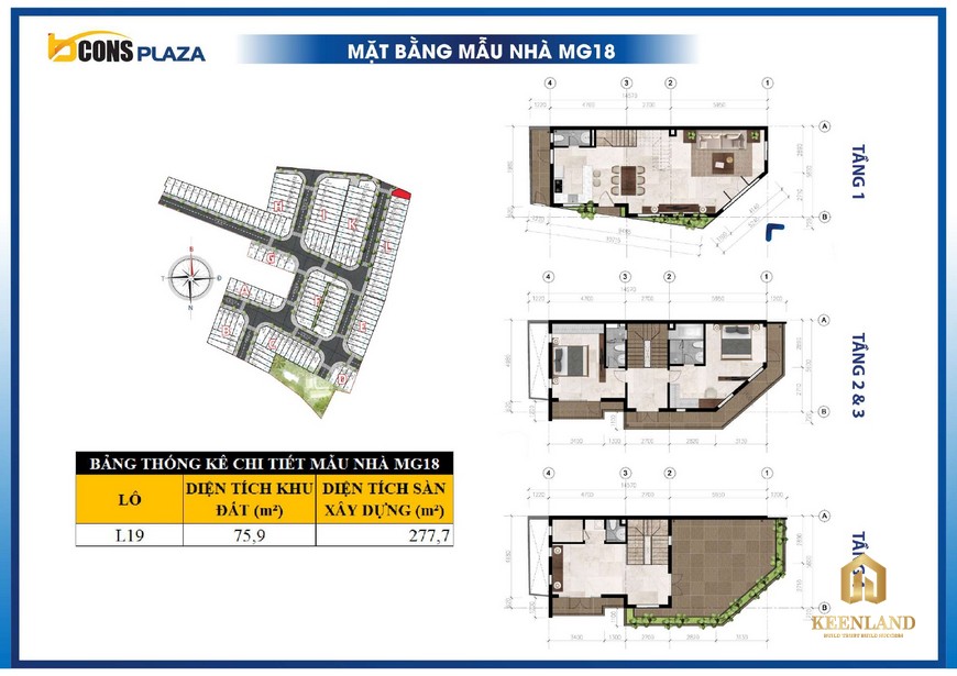 Thiết kế mẫu nhà phố Bcons Plaza