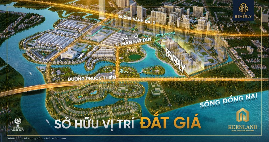 Vị trí dự án căn hộ The Beverly Vinhomes Quận 9