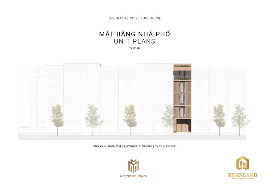 Mặt bằng dự án The Global City loại 1B