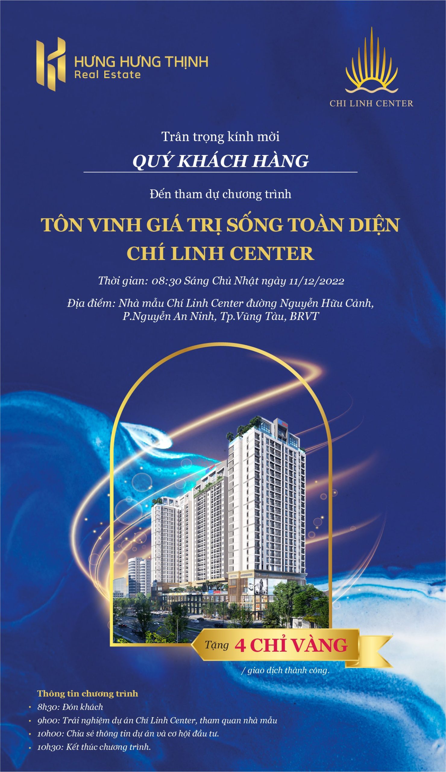 Sự kiện tham quan nhà mẫu Chí Linh Center Vũng Tàu