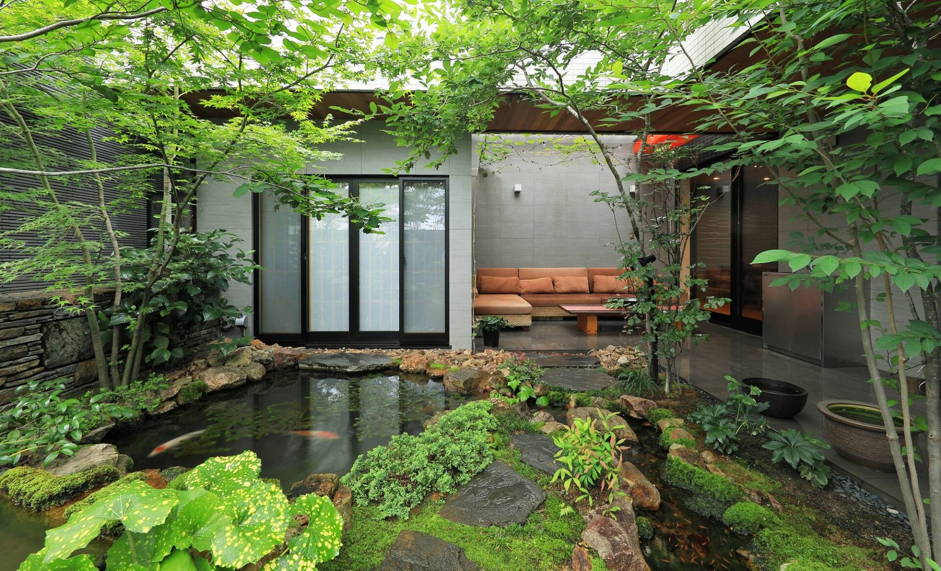 Mẫu nhà với phong cách Biophilic Design